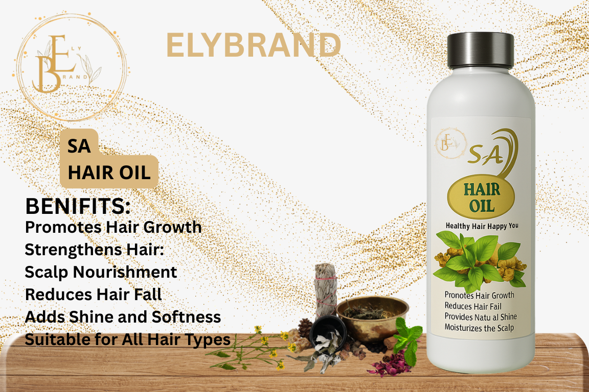 🌿 S.A Hair Growth Oil – Stronger, Longer & Shinier Hair Naturally! 🌿